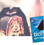 Gratis Ticketmaster Gift Card bij Pepper